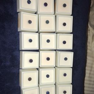 19 Peacock Drusy simulated quartz stone